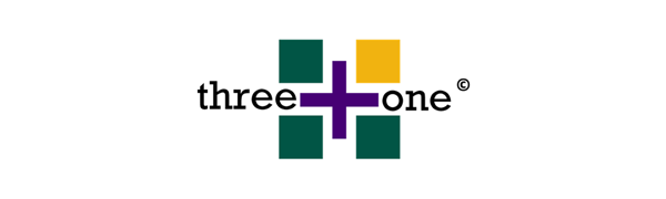 three+one® logo