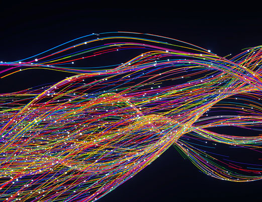 a close-up of a colorful wave